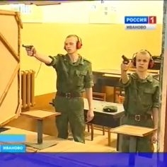 Воспитанники Шуя офицерское троеборье, репортаж Россия 1 